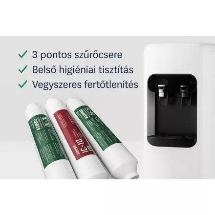 Karbantartási csomag vízhálózatra köthető vízadagoló gépekhez 