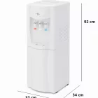 V208 vízadagoló 3 csapos kivitelben hideg&forróvíz funkció