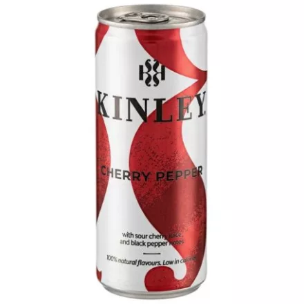 Kinley Sour Cherry & Pepper 250 ml dobozos